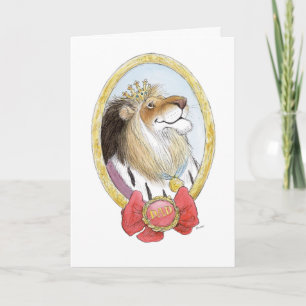 Tarjeta Rey Lion Card del día de padre