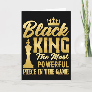 Tarjeta Rey Negro La Pieza Más Poderosa En El Juego De Hom