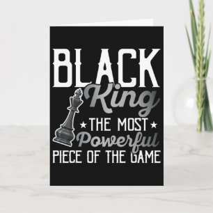 Tarjeta Rey Negro La Pieza Más Poderosa En El Juego De Hom