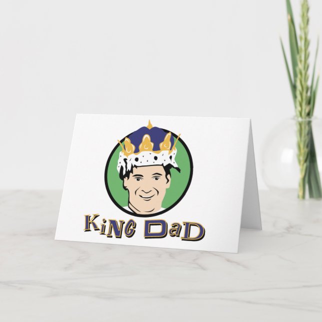 Tarjeta Rey Papá (Anverso)