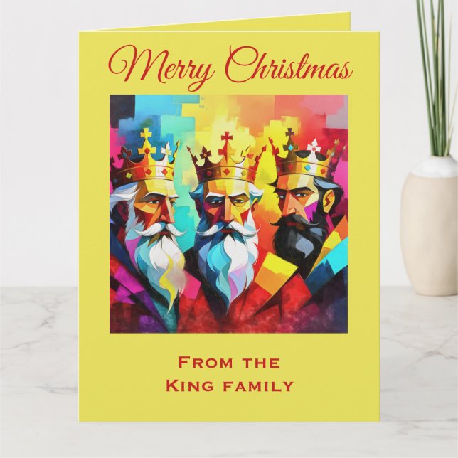 Tarjeta Reyes Magos (Anverso)