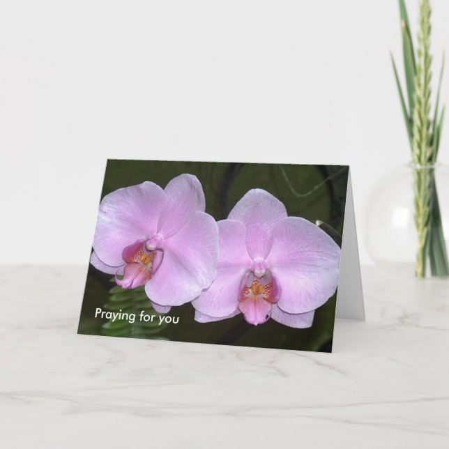 Tarjeta Rezando por ti (Anverso)