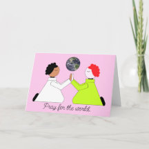 Rezar por el mundo: en blanco