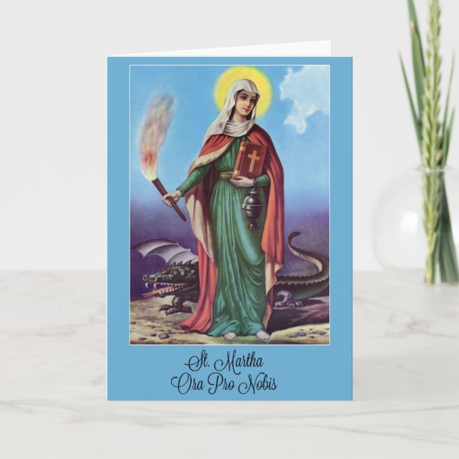 Tarjeta Rezo de la novena del St. Martha (Anverso)