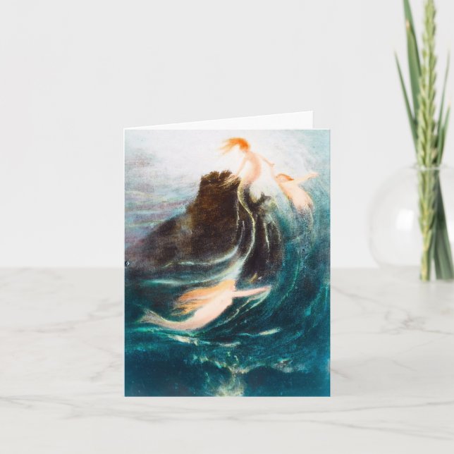 Tarjeta Rhine Maidens Notecard (Anverso)