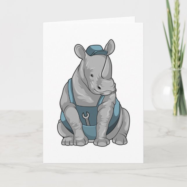 Tarjeta Rhino como artesano con llave (Anverso)
