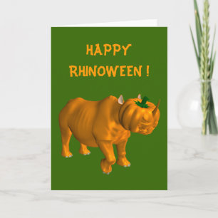 Tarjeta Rhinoceros