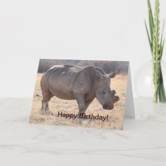 Tarjeta Rhinoceros