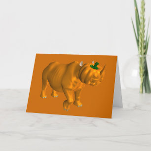 Tarjeta Rhinoceros