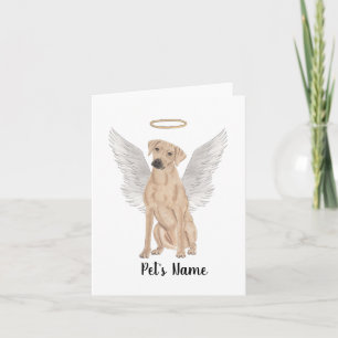 Tarjeta Rhodesia Ridgeback