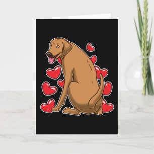 Tarjeta Rhodesian Ridgeback Perro Regalo Ida