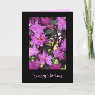 Tarjeta Rhododendron Blossom Cumpleaños