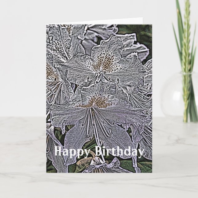 TARJETA RHODODENDRONS (Anverso)