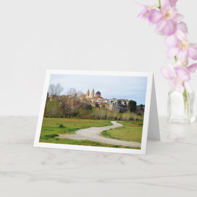 Tarjeta Riba-roja de Túria, Pueblo Español, Valencia (Orquídea)