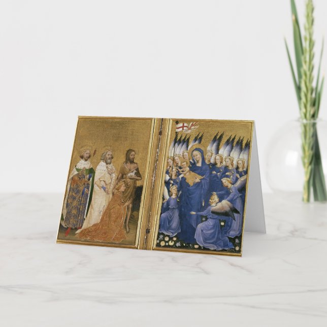 Tarjeta Richard II presentado a la Virgen y al niño (Anverso)