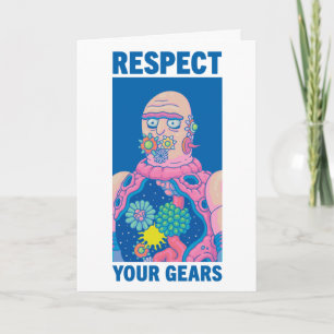 Tarjeta RICK AND MORTY™   Respete sus engranajes