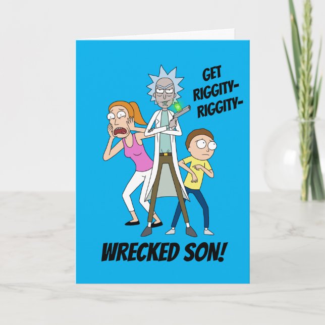 Tarjeta RICK AND MORTY™ | Rick, Morty y Summer (Anverso)