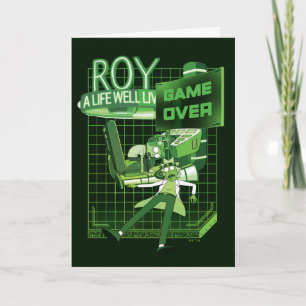 Tarjeta RICK AND MORTY™   Roy Una Vida Bien Vivida