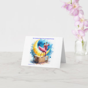 Tarjeta Rick London Pink Himalayan Salsa Funny