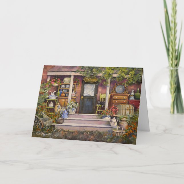 Tarjeta Rideau Antiques Canada Rustic Country Card (Anverso)