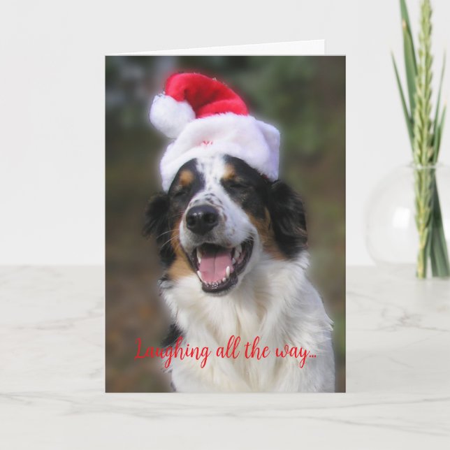 Tarjeta "Riendo todo el camino..." (Anverso)