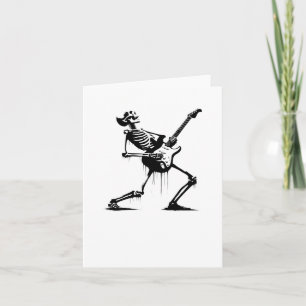 Tarjeta Riffs From Beyond Skeleton Guitarrista En Graffiti