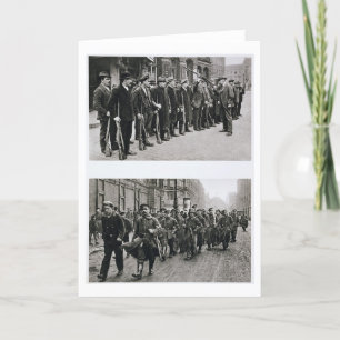 Tarjeta Rifle drill of the Spartacists (top) Revolutionary