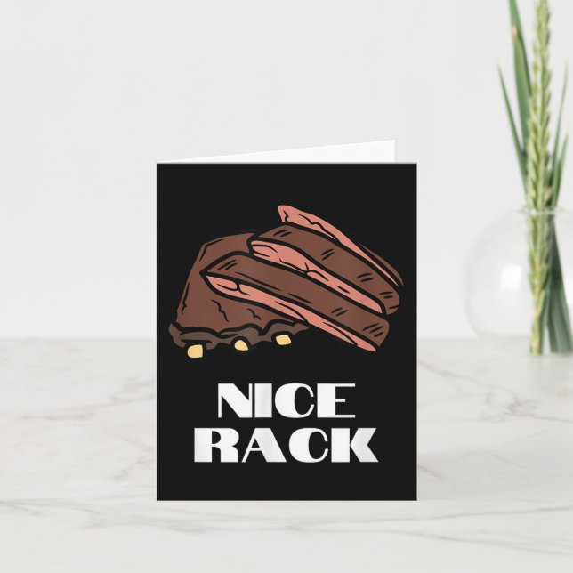 Tarjeta Rincón agradable - Ricos divertidos y bbq; Bbq (Anverso)