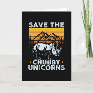 Tarjeta Rinocerontes Salvan A Los Unicornios Chubby
