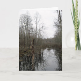 Tarjeta Río a través del bosque