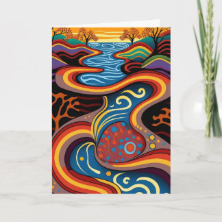 Tarjeta Río, aborigen, tiempo de sueño.