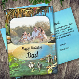 Tarjeta Río de Cumpleaños se reúne Océano 0330