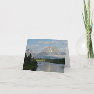 Tarjeta Río Jackson Hole en el Parque Nacional Grand Teton