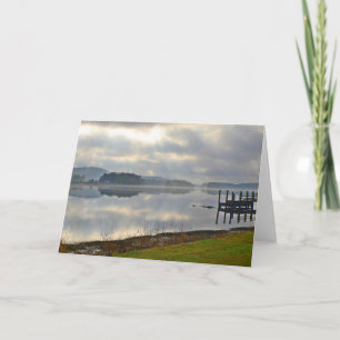 Tarjeta Río matutino Mist Notecard