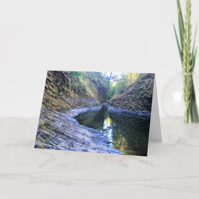 Tarjeta Río Molalla, Oregón (Anverso)