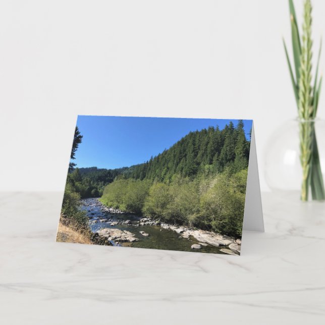 Tarjeta Río Molalla, Oregón (Anverso)