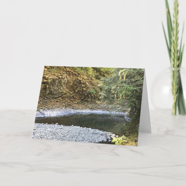 Tarjeta Río Molalla, Oregón (Anverso)