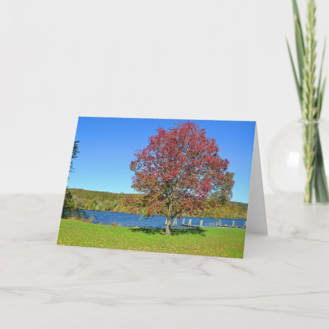 Tarjeta Río Notecard de Connecticut (Anverso)