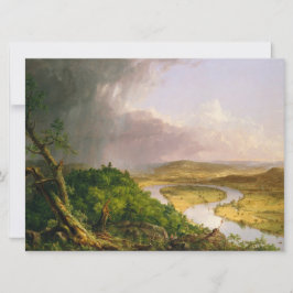 Tarjeta Río Oxbow visto desde el Monte Holyoke, Massachuse