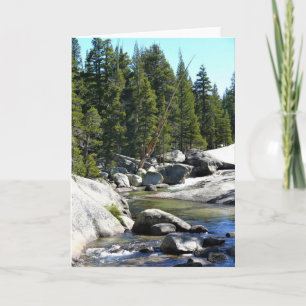 Tarjeta Río Tuolumne en Tuolumne Meadows, Yosemite, CA