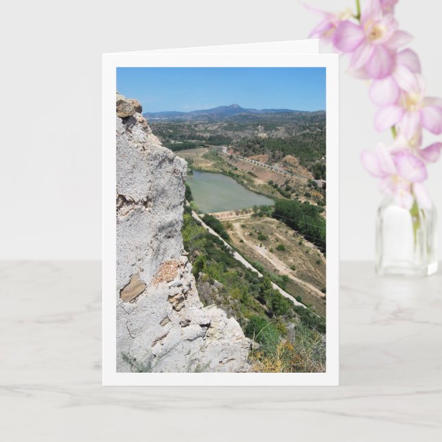 Tarjeta Río Turia en Domeño Viejo, Valencia, España (Orquídea)