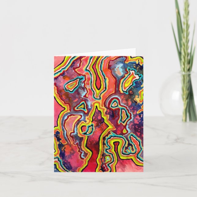 Tarjeta Ripple Blank Notecard (Anverso)