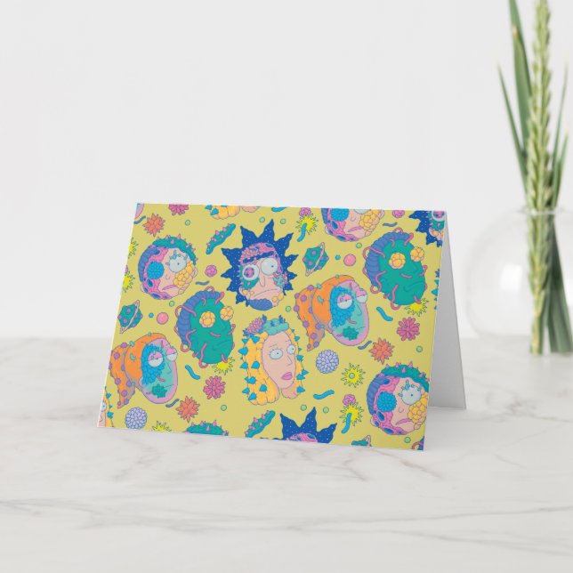 Tarjeta RIQUEZA Y MORTY™| Patrón de la familia Smith infec (Anverso)