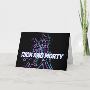 Tarjeta RIQUEZA Y MORTY™  Rick Y Mortalidad Desgarrados