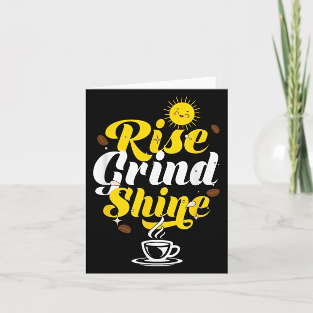 Tarjeta Rise Grind Shine _ Motivation Insration _ Influenc (Anverso)