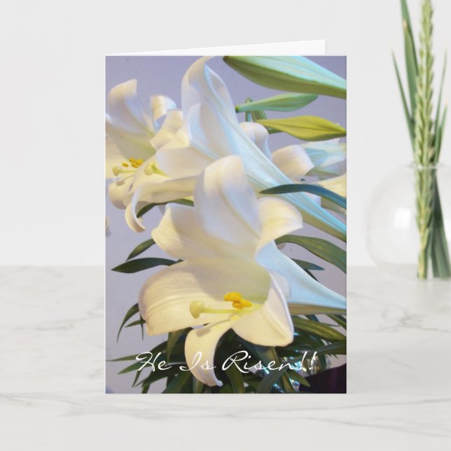 Tarjeta RISEN Easter (Anverso)