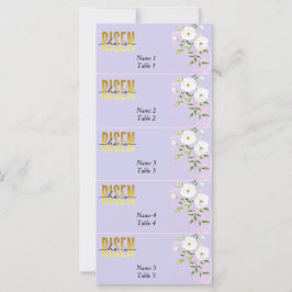 Tarjeta Risen Religion Christian Purple Easter Pla