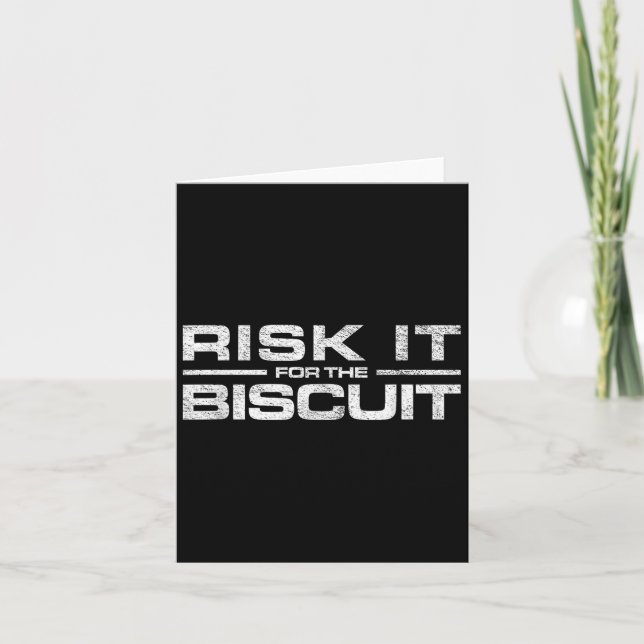 Tarjeta Risk It For The Cookie Movement  (Anverso)