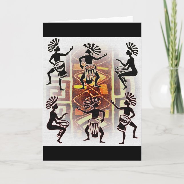 Tarjeta Ritmo de los tambores (Anverso)