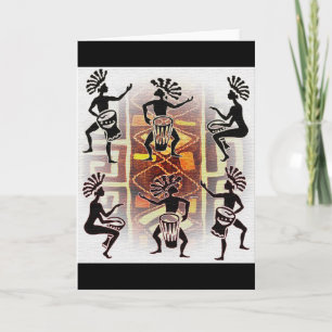 Tarjeta Ritmo de los tambores